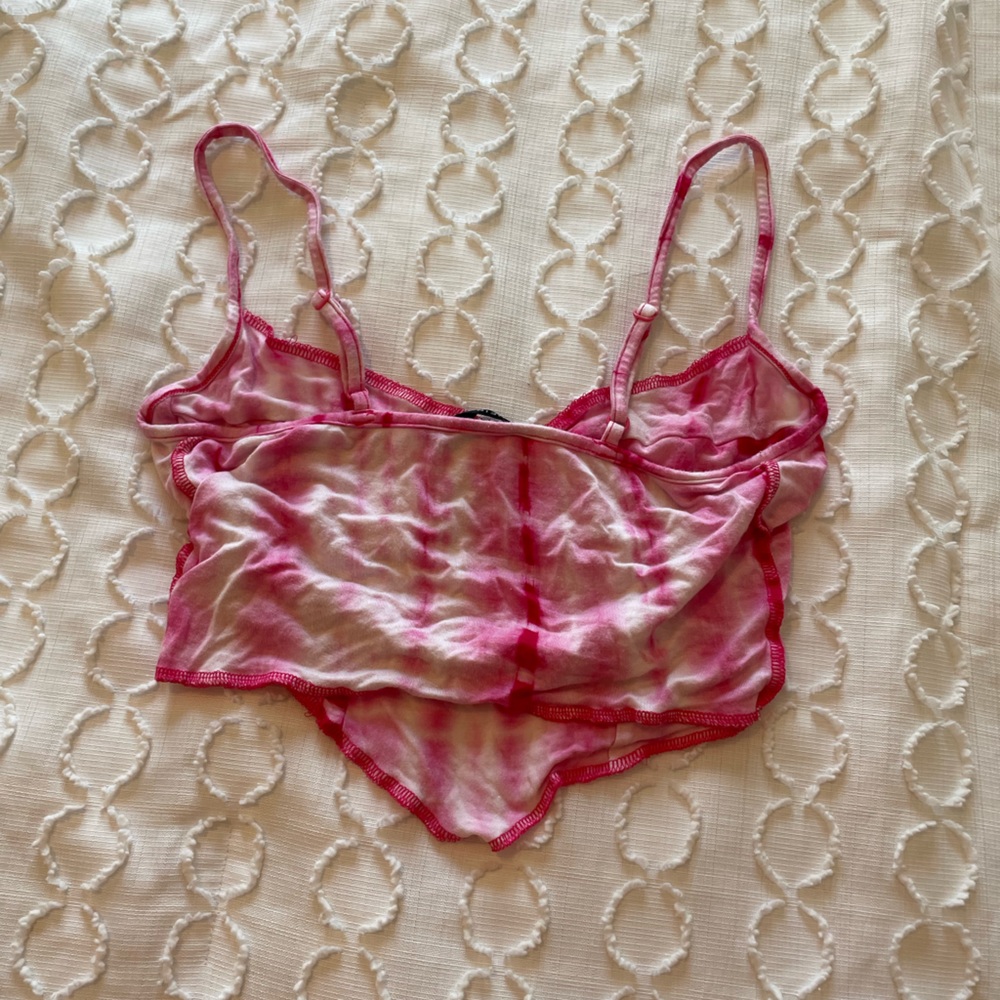 Pink Outlined Tank Top - Picture 2 of 3